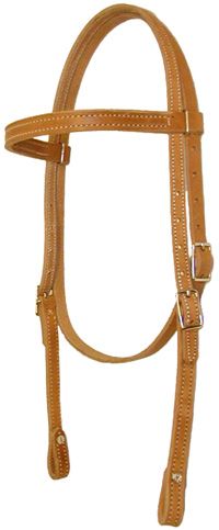 Browband Harness Leather Headstall