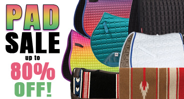 Saddle Pad Clearance - up to 80% Off!