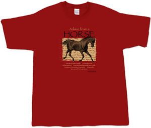 Advice from a Horse Tee Shirt