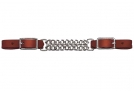 Weaver Bridle Leather 4-1/4 Double Flat Link Chain Curb Strap