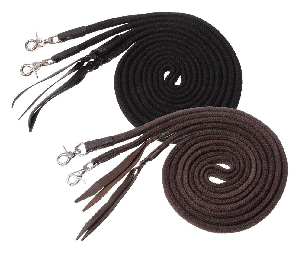 [ Deluxe Flat Cotton Split Reins ]