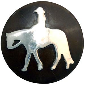 Antique Western Pleasure Bridle Loop - 1 1/2"