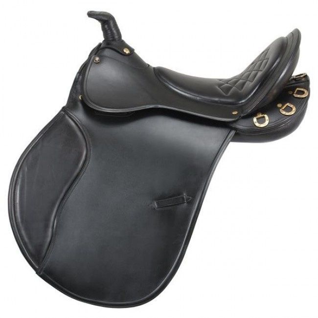 Saddles Tack Horse Supplies EquiRoyal Comfort Trail Saddle with Horn