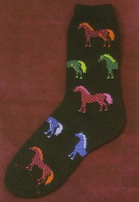 Colorful Horses Socks
