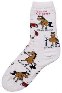 Horse Chores Socks