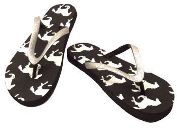 print flip flops kids glitter strap horse print flip flops