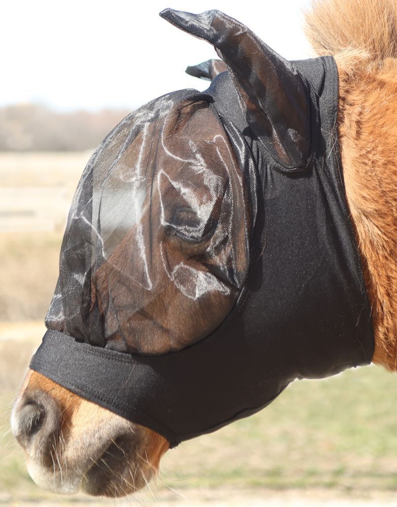 Saddles Tack Horse Supplies Mini Lycra Fly Mask