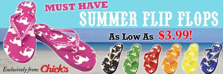 Horse Print Flip Flops - only $8.99!