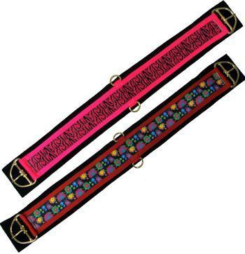 Ronmar Hot Colored Felt Lined Girth  (S)
