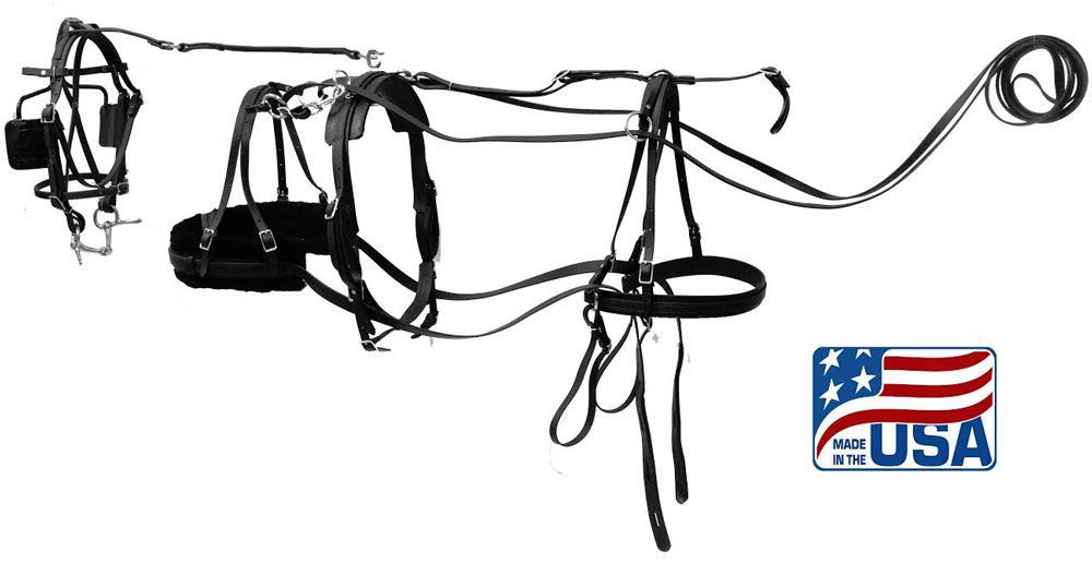 Saddles Tack Horse Supplies Mini / Small Pony Synthetic Harness Set