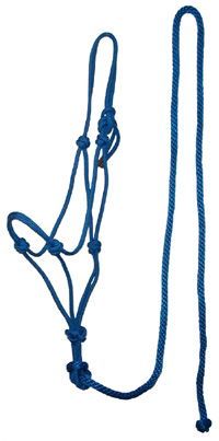Rope Halter with Removable Lead