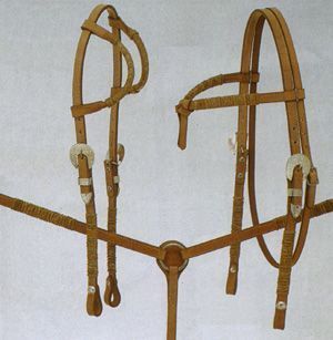 [ Futurity Knotted Headstall wit ]
