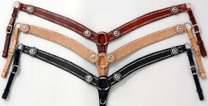 Royal King Star Concho Trim Breast Strap