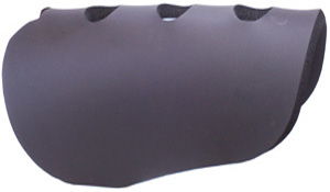 Neoprene Vented Barrel Shock Western Saddle Pad