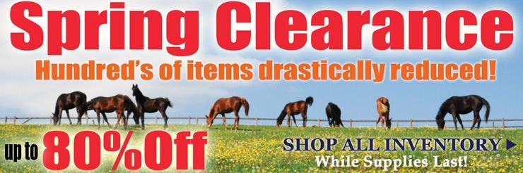 Spring Clearance - Up to 80% Off!