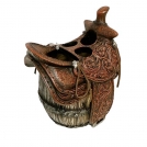 De Leon Collections Western Saddle Toothbrush Holder