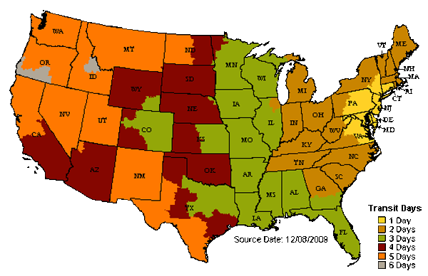 UPS Delivery Times