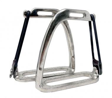 RIDING GEARS 4'', 4.25'', 4.50'',4.75'', 5'' Inch Peacock Horse Stirrups Polish