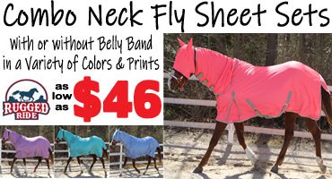 Combo Neck Fly Sheet Sets - from $46.00