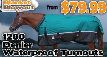 1200 Denier Waterproof Turnout Blankets $79.99