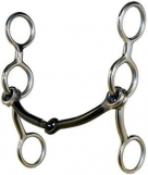 Junior Cow Horse Smooth Snaffle Gag Bit