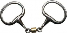 Showman Eggbutt Snaffle With Copper Roller Dogbone