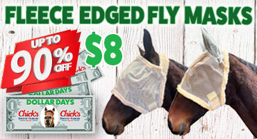 Fleece Edged Fly Masks $8 - Dollar Day$