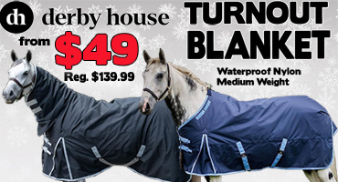Derby House Turnout Blankets from $49.00