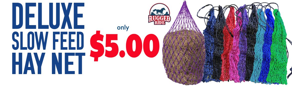 Slow Feed Hay Nets $5.00 - One Day Sale
