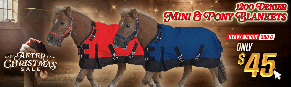 1200 Denier Mini & Pony Blankets $45