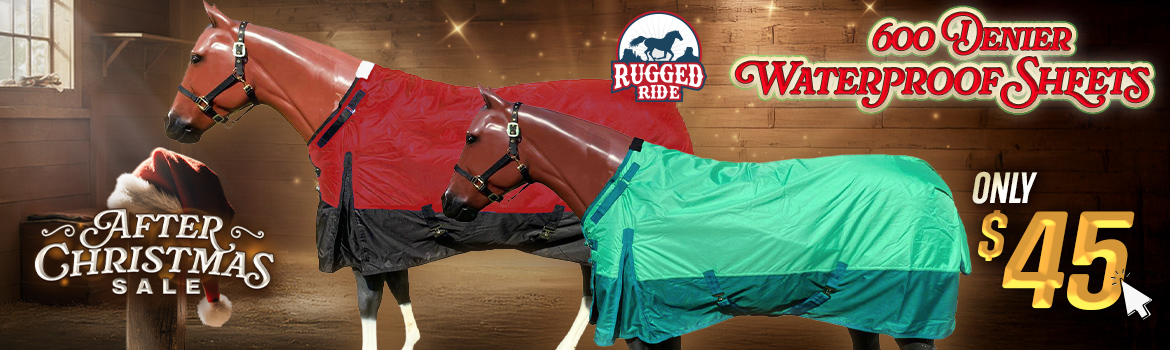 Rugged Ride Weatherproof Turnout Sheets $45
