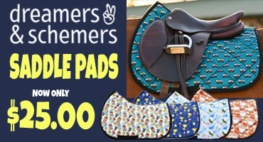 Dreamers & Schemers Saddle Pads $25 - Clearance