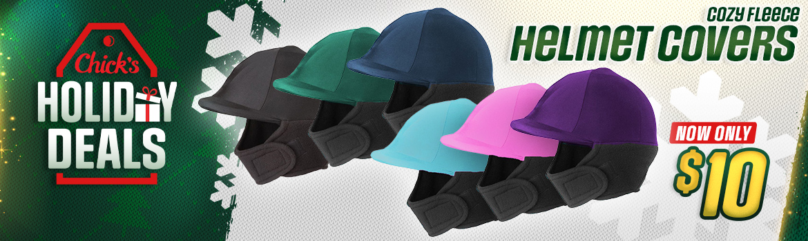 Cozy Fleece Helmet Covers $10
