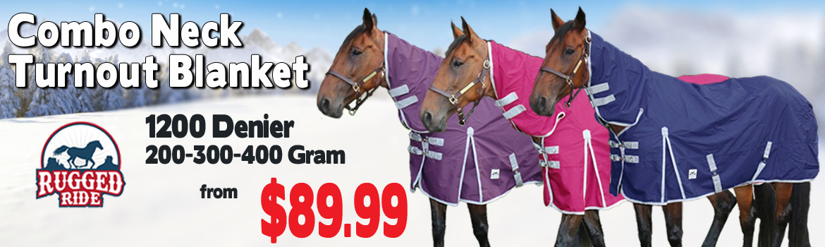 Heavy Combo Neck Winter Turnout -  from $89.99