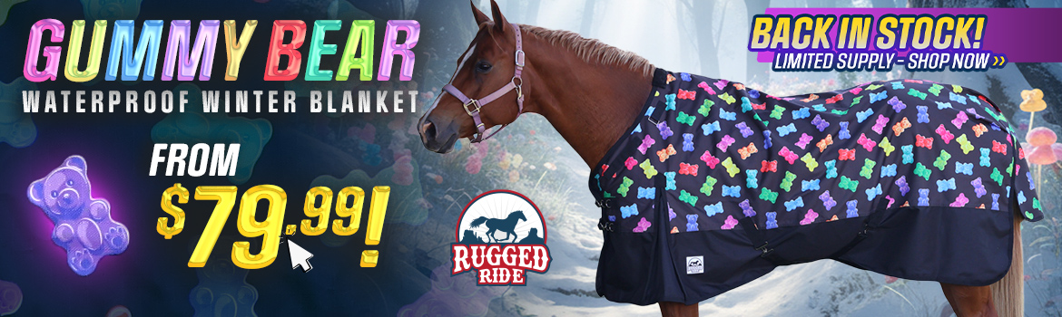 Gummy Bear Winter Turnout Blankets $79.99