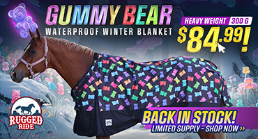 Gummy Bear Winter Turnout Blankets $84.99