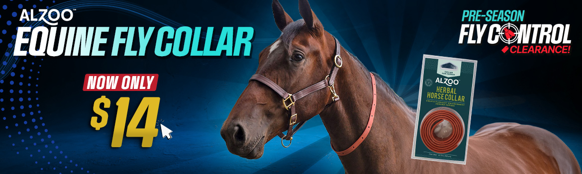 Alzoo Equine Fly Collar - now only $14