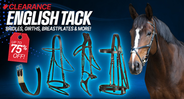 English Tack Clearance - up to 75% Off