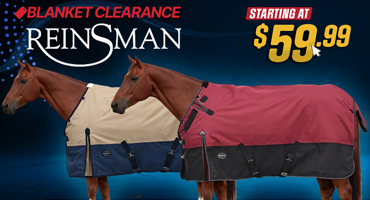 Reinsman Blanket Clearance - starting at $59.99
