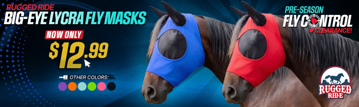 Big Eye Lycra Fly Masks $12.99