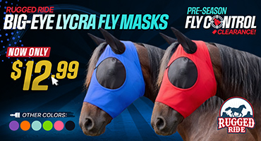 Big Eye Lycra Fly Masks $12.99