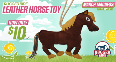 Leather Horse Toys $10 - March Madness Sale