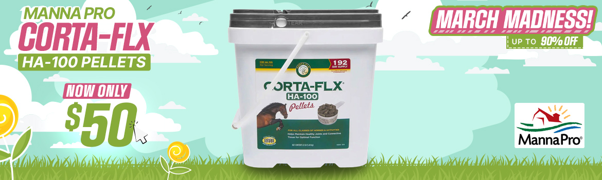 Manna Pro Corta-FLX Pellets 12 lb pail - only $50 - March Madness
