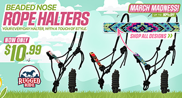 Beaded Nose Rope Halters - $10.99