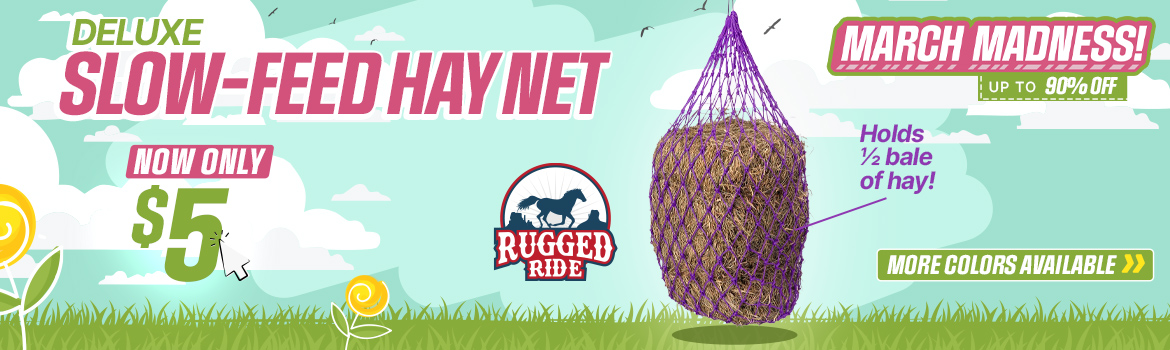 Slow Feed Hay Nets $5.00 - March Madness Sale