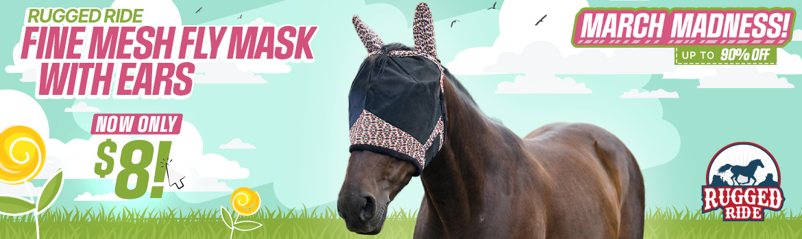 Fine Mesh Fly Masks $8.00 March Madness!