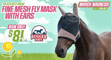 Fine Mesh Fly Masks $8.00 March Madness!