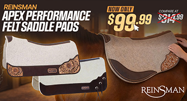 Reinsman Apex Saddle Pads $99.99