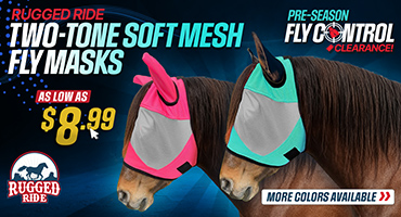 Two Tone Soft Mesh Fly Masks - $8.99