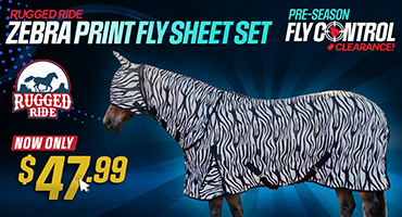 Zebra Print Fly Sheet Sets - $47.99